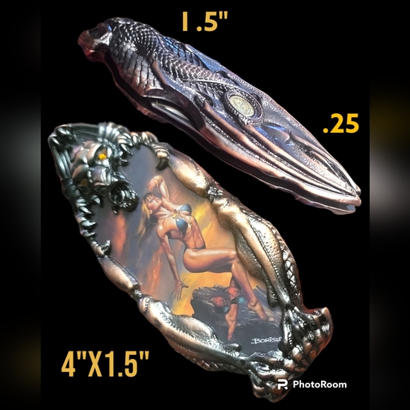 Rare Boris Vallejo Knightstone Collection Dragon Goddess Show Piece. - Picture 2 of 2